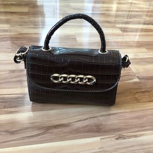 New! Chocolate brown handbag